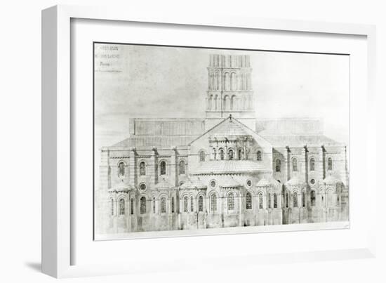 Basilica of St. Sernin, Toulouse-Eugene Emmanuel Viollet-le-Duc-Framed Giclee Print