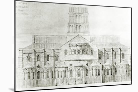 Basilica of St. Sernin, Toulouse-Eugene Emmanuel Viollet-le-Duc-Mounted Giclee Print
