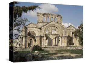 Basilica of St. Simeon, Qalaat Samaan, Syria, Middle East-David Poole-Stretched Canvas