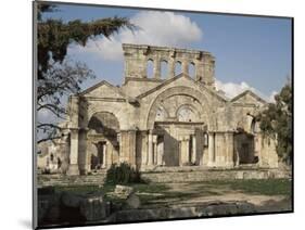 Basilica of St. Simeon, Qalaat Samaan, Syria, Middle East-David Poole-Mounted Photographic Print
