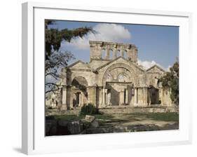 Basilica of St. Simeon, Qalaat Samaan, Syria, Middle East-David Poole-Framed Photographic Print