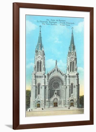 Basilica of Ste. Anne de Beaupre, Quebec-null-Framed Art Print