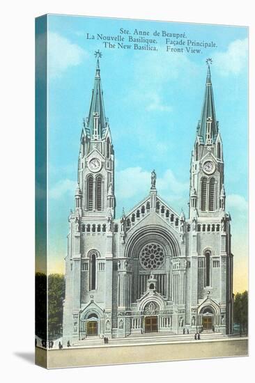 Basilica of Ste. Anne de Beaupre, Quebec-null-Stretched Canvas