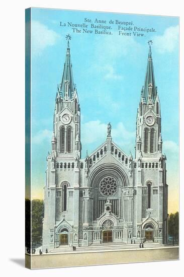 Basilica of Ste. Anne de Beaupre, Quebec-null-Stretched Canvas