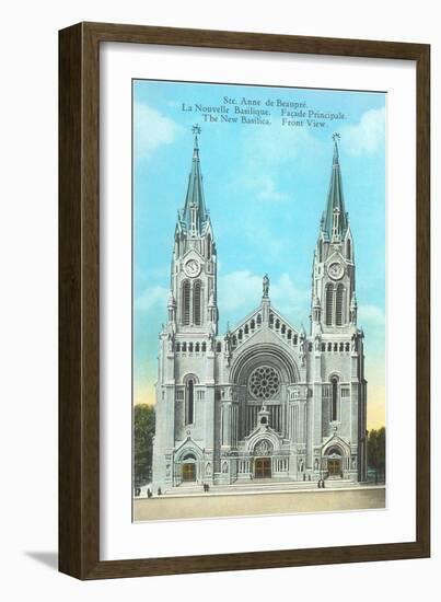 Basilica of Ste. Anne de Beaupre, Quebec-null-Framed Art Print