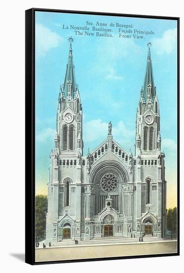 Basilica of Ste. Anne de Beaupre, Quebec-null-Framed Stretched Canvas