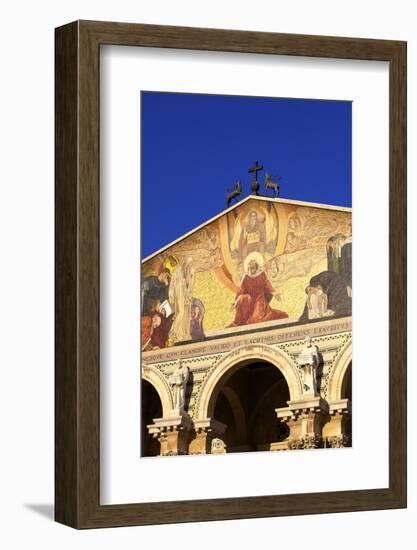 Basilica of the Agony, Garden of Gethsemane, Jerusalem, Israel, Middle East-Neil Farrin-Framed Photographic Print