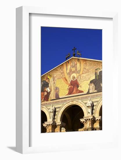 Basilica of the Agony, Garden of Gethsemane, Jerusalem, Israel, Middle East-Neil Farrin-Framed Photographic Print