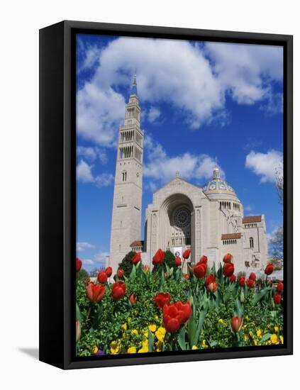 Basilica of the National Shrine of the Immaculate Conception Washington, D.C. USA-null-Framed Stretched Canvas