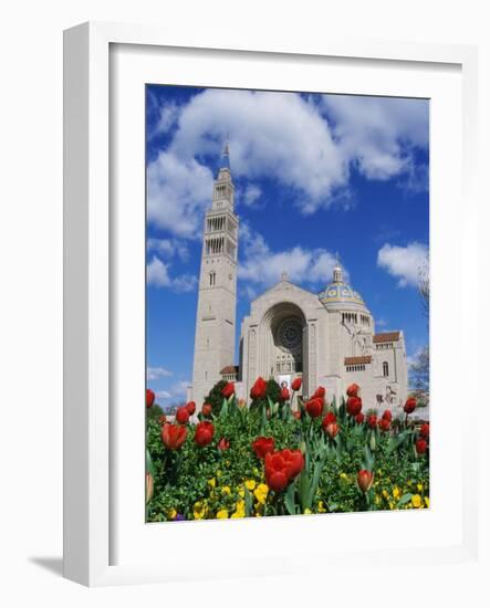 Basilica of the National Shrine of the Immaculate Conception Washington, D.C. USA-null-Framed Photographic Print