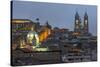 Basilica of the National Vow at Night-Gabrielle and Michael Therin-Weise-Stretched Canvas