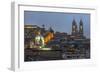 Basilica of the National Vow at Night-Gabrielle and Michael Therin-Weise-Framed Photographic Print
