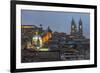 Basilica of the National Vow at Night-Gabrielle and Michael Therin-Weise-Framed Photographic Print