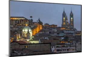 Basilica of the National Vow at Night-Gabrielle and Michael Therin-Weise-Mounted Photographic Print