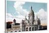 Basilica of the Sacre Coeur, Paris, C1900-null-Stretched Canvas