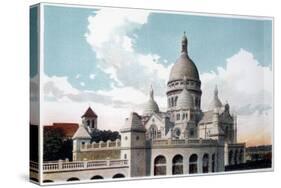 Basilica of the Sacre Coeur, Paris, C1900-null-Stretched Canvas