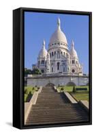 Basilica Sacre Coeur, Montmartre, Paris, France, Europe-Gabrielle and Michel Therin-Weise-Framed Stretched Canvas