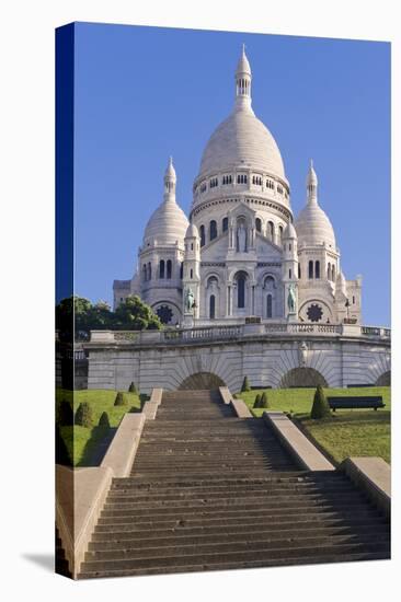 Basilica Sacre Coeur, Montmartre, Paris, France, Europe-Gabrielle and Michel Therin-Weise-Stretched Canvas