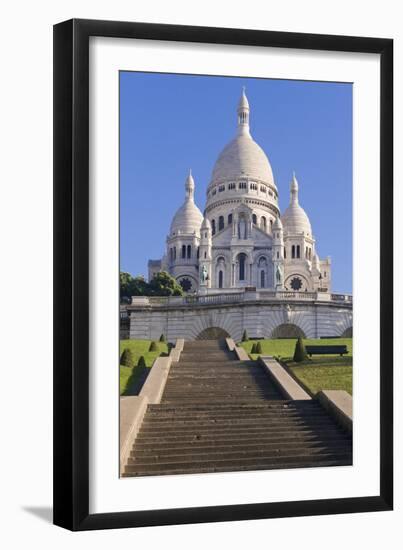 Basilica Sacre Coeur, Montmartre, Paris, France, Europe-Gabrielle and Michel Therin-Weise-Framed Photographic Print