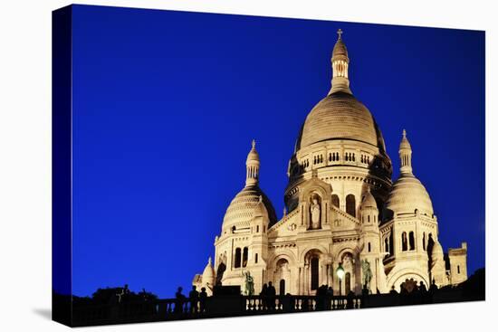 Basilica Sacre Coeur (Sacred Heart) Montmartre in Paris-monticello-Stretched Canvas
