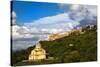 Basilica San Biagio Stands on the Hillside below the Hillside Town of Montepuciano-null-Stretched Canvas