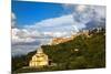 Basilica San Biagio Stands on the Hillside below the Hillside Town of Montepuciano-null-Mounted Photographic Print