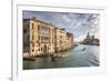 Basilica Santa Maria della Salute, from Accademia bridge, in winter morning sun, Venice, UNESCO Wor-Eleanor Scriven-Framed Photographic Print