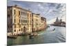 Basilica Santa Maria della Salute, from Accademia bridge, in winter morning sun, Venice, UNESCO Wor-Eleanor Scriven-Mounted Photographic Print