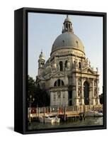 Basilica Santa Maria Della Salute, on the Grand Canal, Venice, Veneto, Italy, Europe-Peter Richardson-Framed Stretched Canvas