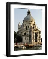 Basilica Santa Maria Della Salute, on the Grand Canal, Venice, Veneto, Italy, Europe-Peter Richardson-Framed Photographic Print