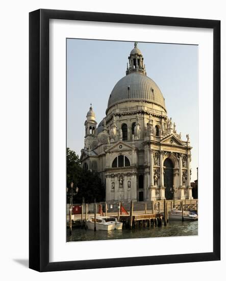 Basilica Santa Maria Della Salute, on the Grand Canal, Venice, Veneto, Italy, Europe-Peter Richardson-Framed Photographic Print