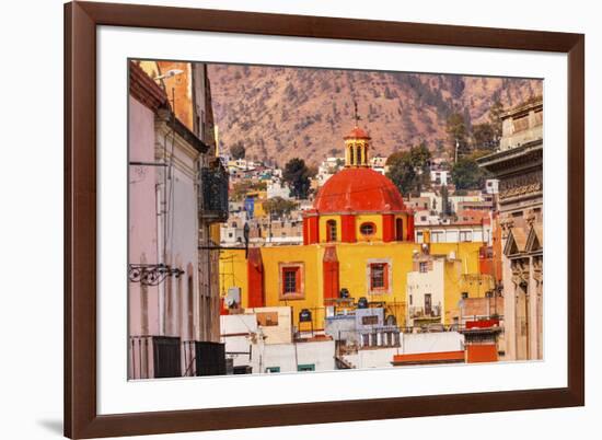 Basilica Templo De Belen, Guanajuato, Mexico.-William Perry-Framed Premium Photographic Print