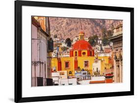 Basilica Templo De Belen, Guanajuato, Mexico.-William Perry-Framed Premium Photographic Print