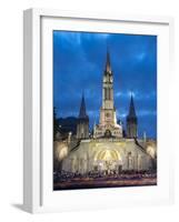 Basilika Du Rosaire, Lourdes, Hautes-Pyrenees, Midi-Pyrenees, France-Doug Pearson-Framed Photographic Print