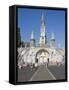 Basilika Du Rosaire, Lourdes, Hautes-Pyrenees, Midi-Pyrenees, France-Doug Pearson-Framed Stretched Canvas