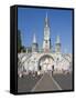 Basilika Du Rosaire, Lourdes, Hautes-Pyrenees, Midi-Pyrenees, France-Doug Pearson-Framed Stretched Canvas