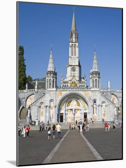 Basilika Du Rosaire, Lourdes, Hautes-Pyrenees, Midi-Pyrenees, France-Doug Pearson-Mounted Photographic Print