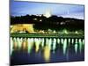 Basilique Notre Dame De Fourviere, Tour Mettalique, River Saone, Lyon, Rhone, France-David Hughes-Mounted Photographic Print