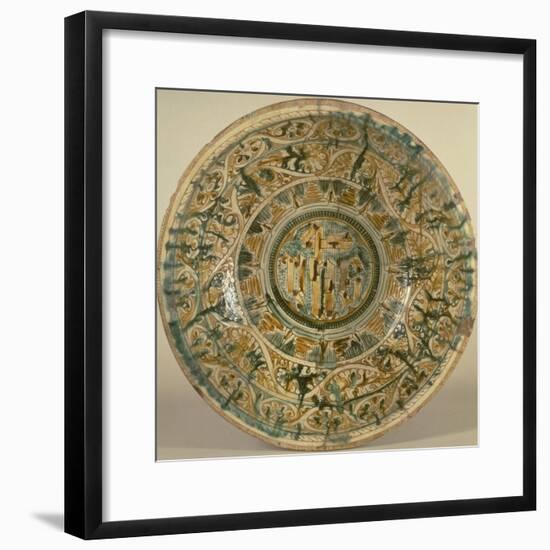 Basin, Ceramic, Ferrara, Emilia-Romagna, Italy-null-Framed Giclee Print