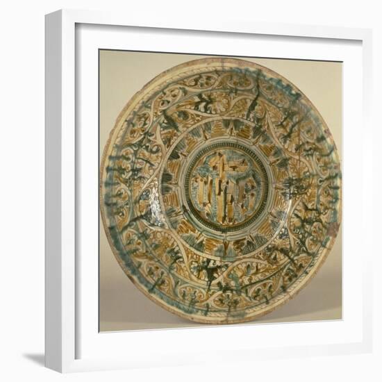 Basin, Ceramic, Ferrara, Emilia-Romagna, Italy-null-Framed Giclee Print