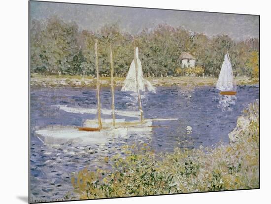 Basin D'Argenteuil-Claude Monet-Mounted Giclee Print