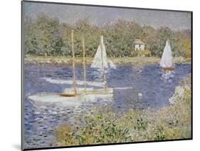 Basin D'Argenteuil-Claude Monet-Mounted Premium Giclee Print