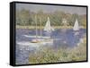 Basin D'Argenteuil-Claude Monet-Framed Stretched Canvas