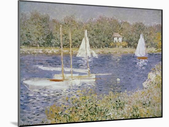 Basin D'Argenteuil-Claude Monet-Mounted Giclee Print