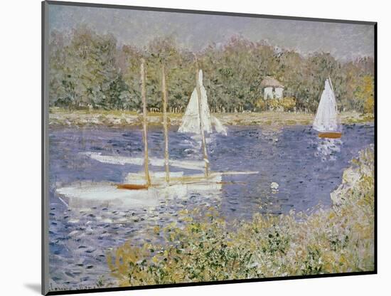 Basin D'Argenteuil-Claude Monet-Mounted Giclee Print