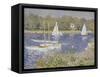 Basin D'Argenteuil-Claude Monet-Framed Stretched Canvas