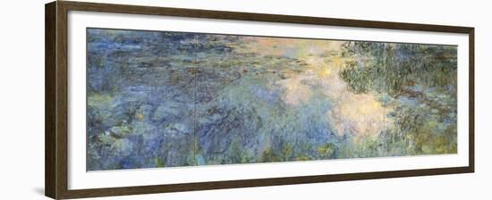 Basin of Water Lilies-Claude Monet-Framed Giclee Print