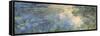 Basin of Water Lilies-Claude Monet-Framed Stretched Canvas