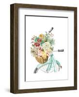 Basket and Bike-Studio Rofino-Framed Art Print