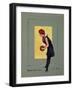 Basket Ball Girl-Hamilton King-Framed Giclee Print